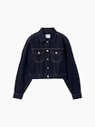 Gap &times; Victoria Beckham リラックスフィット クロップド デニムジャケット-5