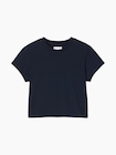 Gap x Victoria Beckham オーガニックコットン ロゴ クロップドTシャツ-4