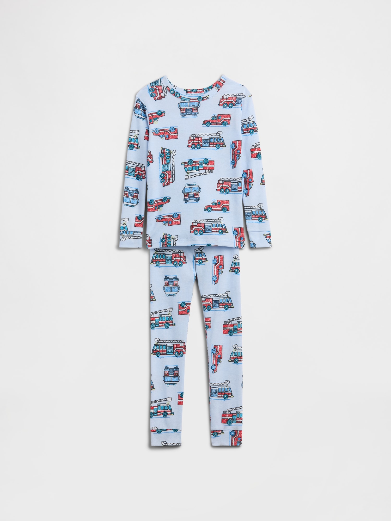 babyGap Fire Truck Print PJ Set