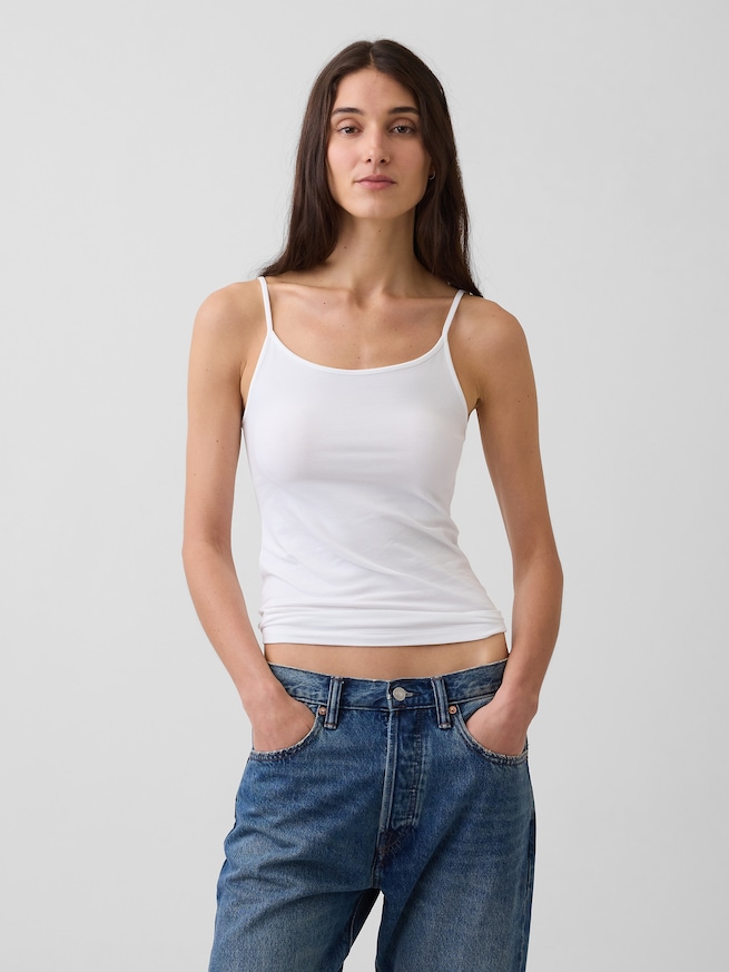 クローズニットベーシックキャミソール-0