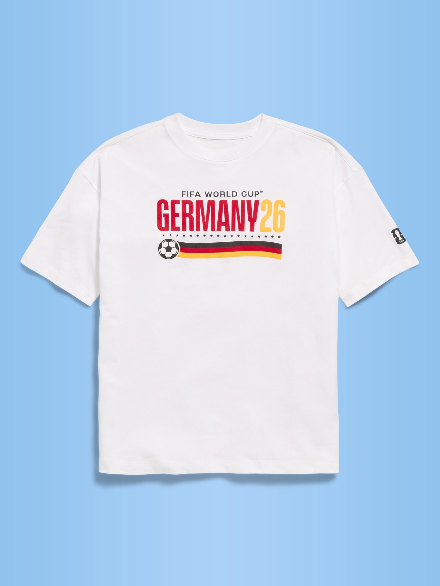 T-SHIRT SURDIMENSIONNÉ À IMPRIMÉ COUPE DU MONDE DE LA FIFA 26™, ALLEMAGNE POUR GARÇON