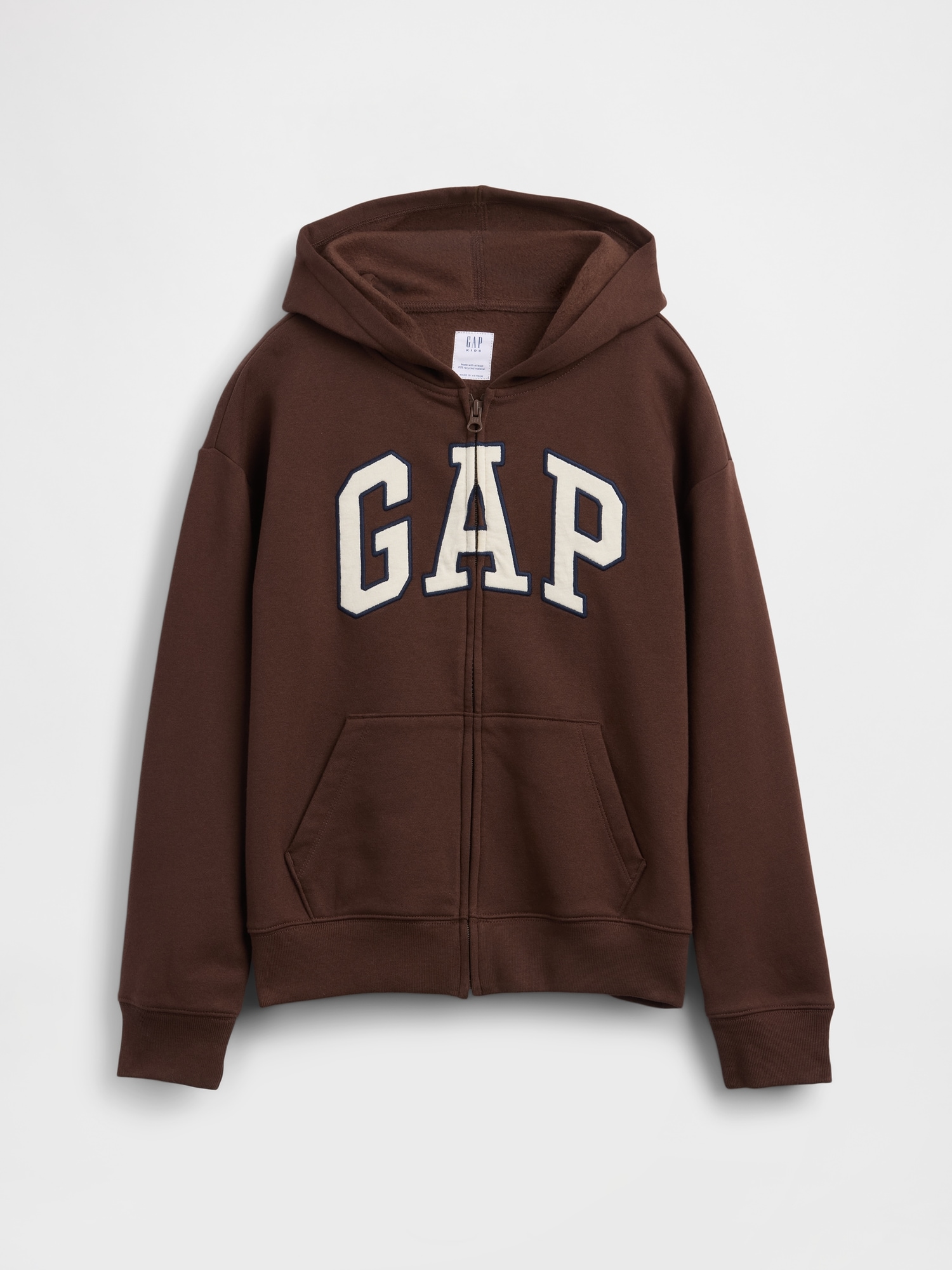 Kids Relaxed Gap Logo Zip Hoodie