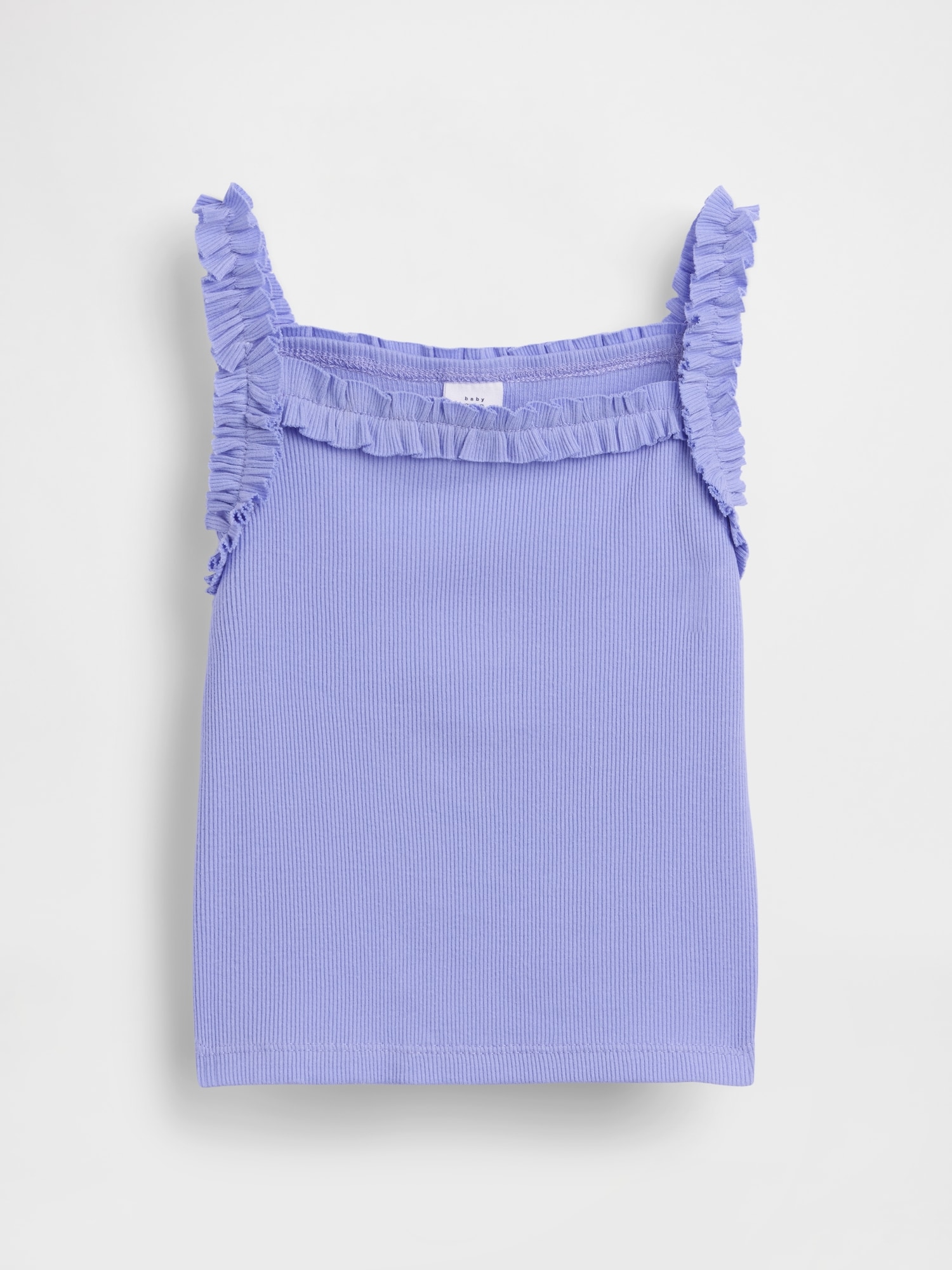 Baby & Toddler Rib Ruffle Apron Tank Top