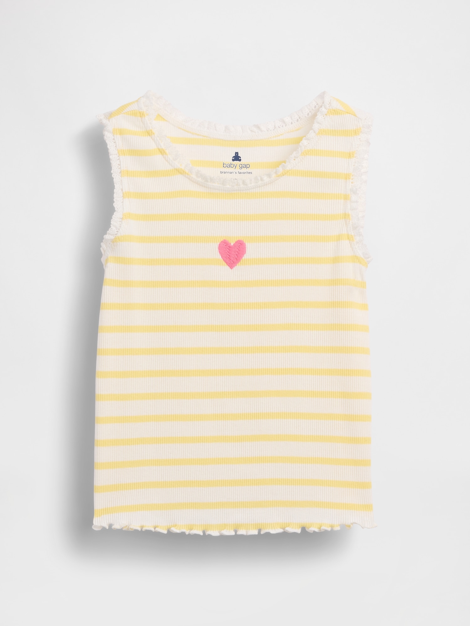Baby & Toddler Graphic Stripe Rib Tank Top