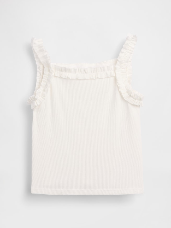 リブ ラッフルフリル エプロン タンクトップ (幼児・ベビー)-1