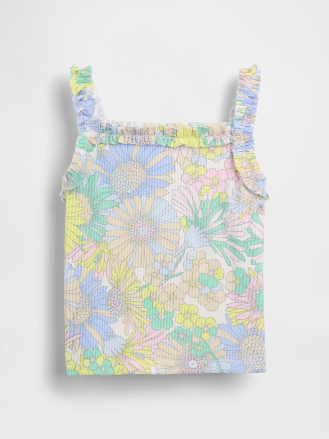 リブ ラッフルフリル エプロン タンクトップ (幼児・ベビー)-2