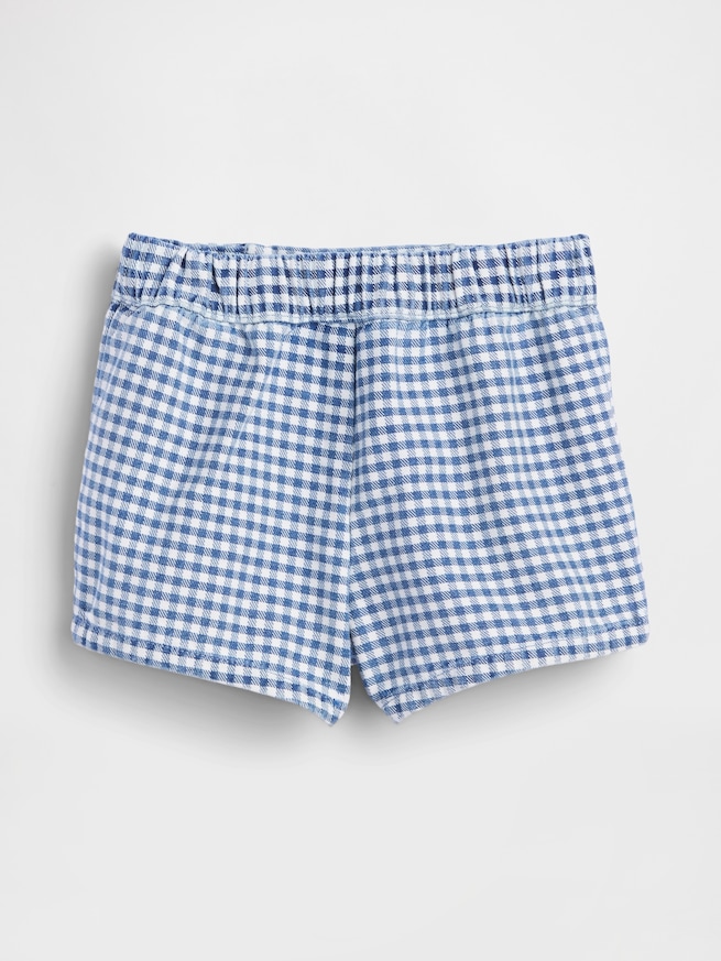 セーラー ギンガムチェック デニム プルオンショートパンツ (幼児・ベビー)-2