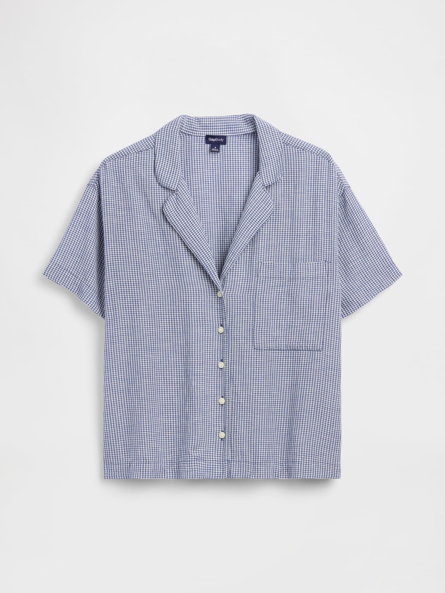 Crinkle Gauze Oversized PJ Shirt