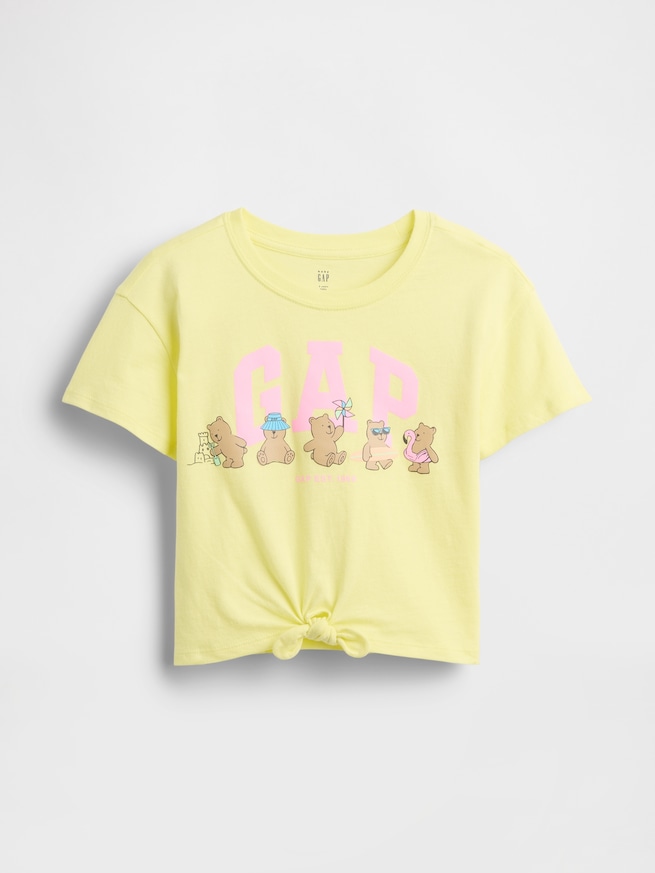 babyGap 裾結び グラフィックTシャツ-1
