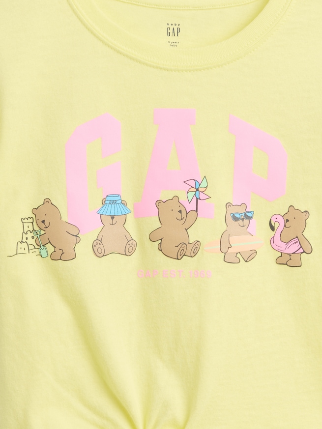 babyGap 裾結び グラフィックTシャツ-3