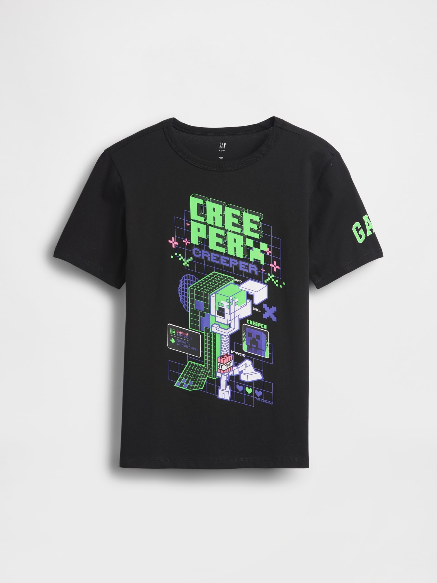 GapKids マインクラフト グラフィックTシャツ-0