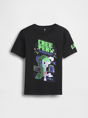 GapKids マインクラフト グラフィックTシャツ