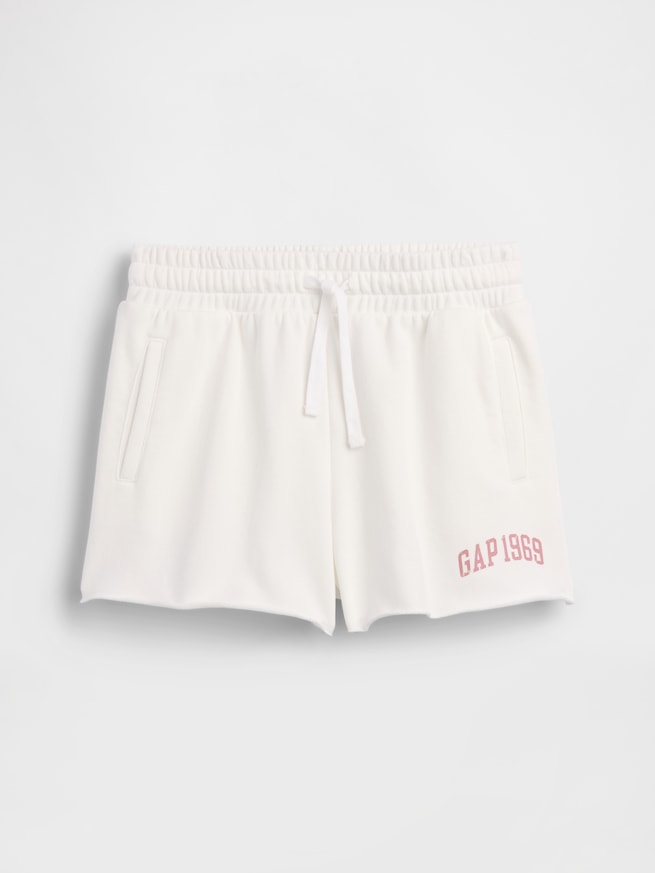 GAPロゴ グラフィック プルオン フレンチテリー ショートパンツ (キッズ)-1