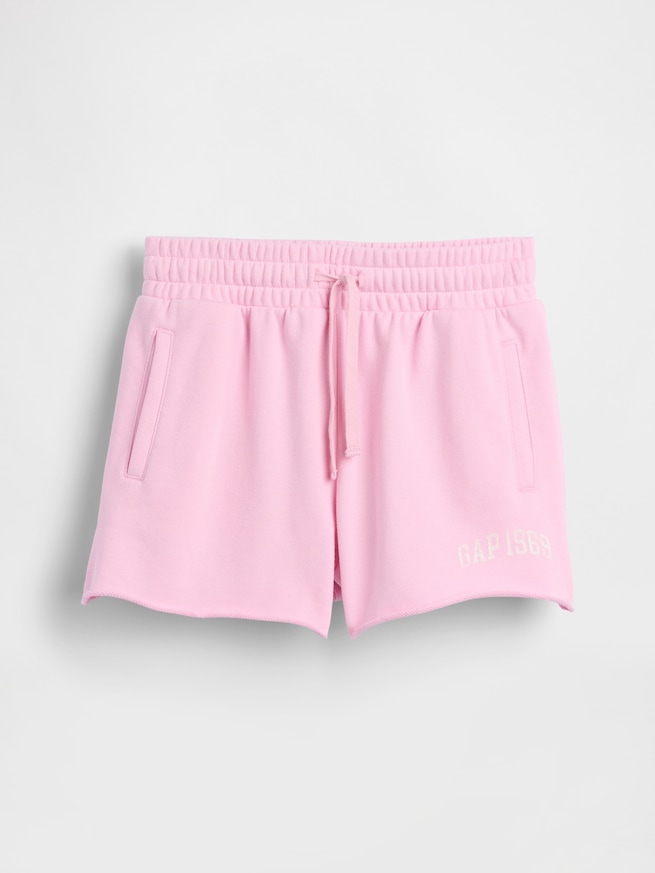 GAPロゴ グラフィック プルオン フレンチテリー ショートパンツ (キッズ)-1