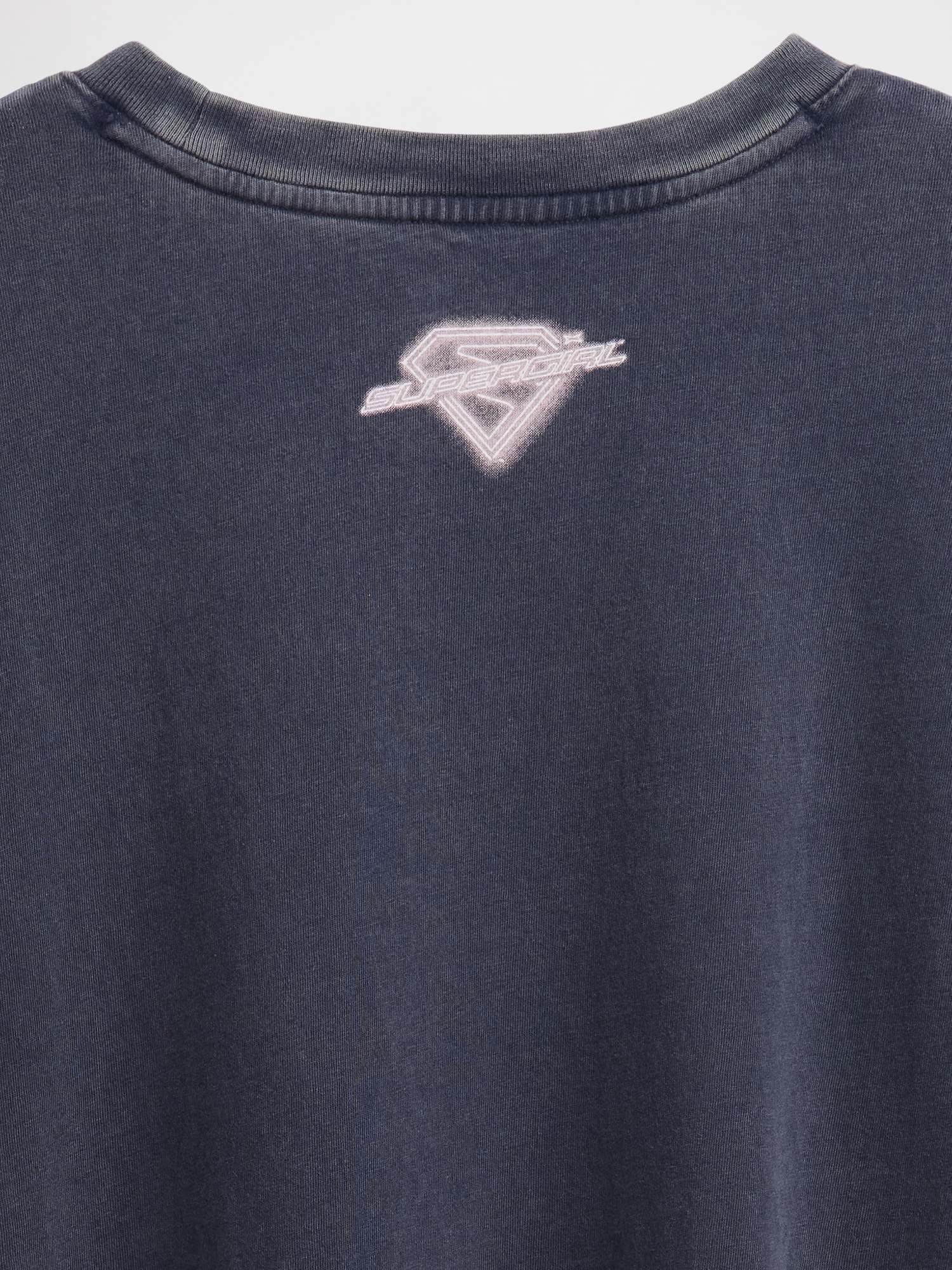 スーパーマン オーバーサイズチュニックTシャツ (キッズ)-4