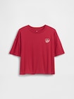 オーバーサイズ GAPハートロゴ Tシャツ (キッズ)-1