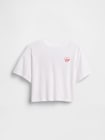 オーバーサイズ GAPハートロゴ Tシャツ (キッズ)-1