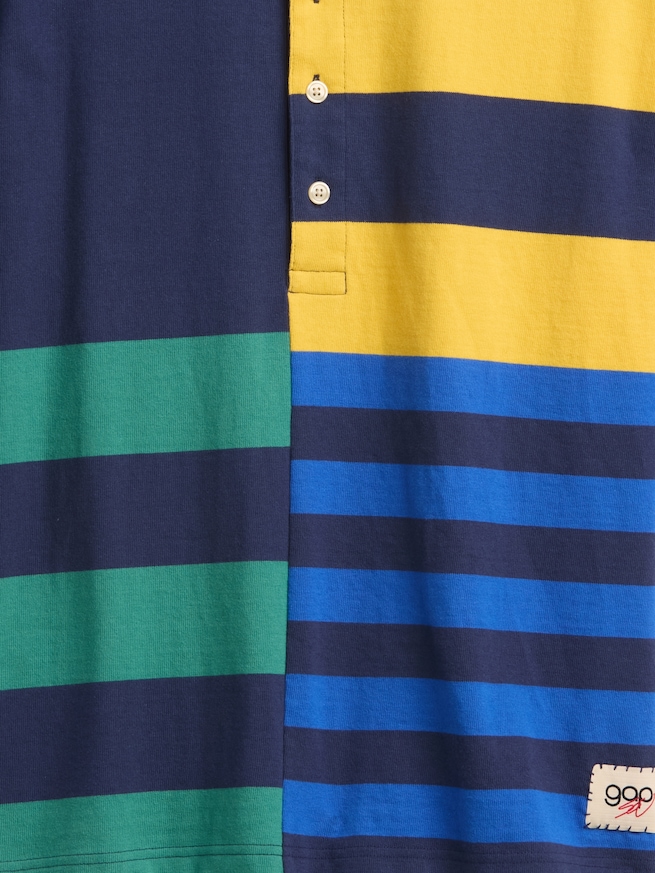 Gap &times; Sean Wotherspoon オーバーサイズ ミックスストライプ ボクシーポロシャツ-3