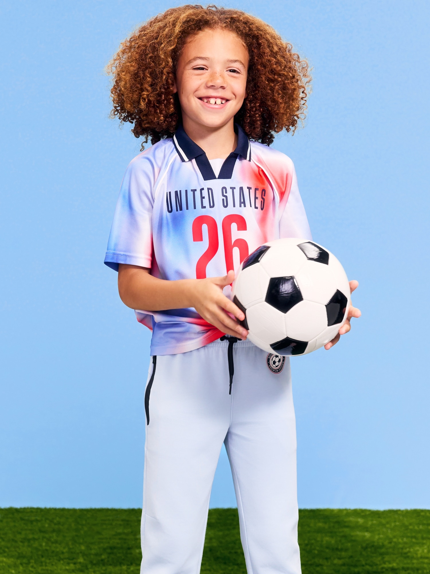 FIFA World Cup 26™ USA Lifestyle Collared Jersey T-Shirt for Kids