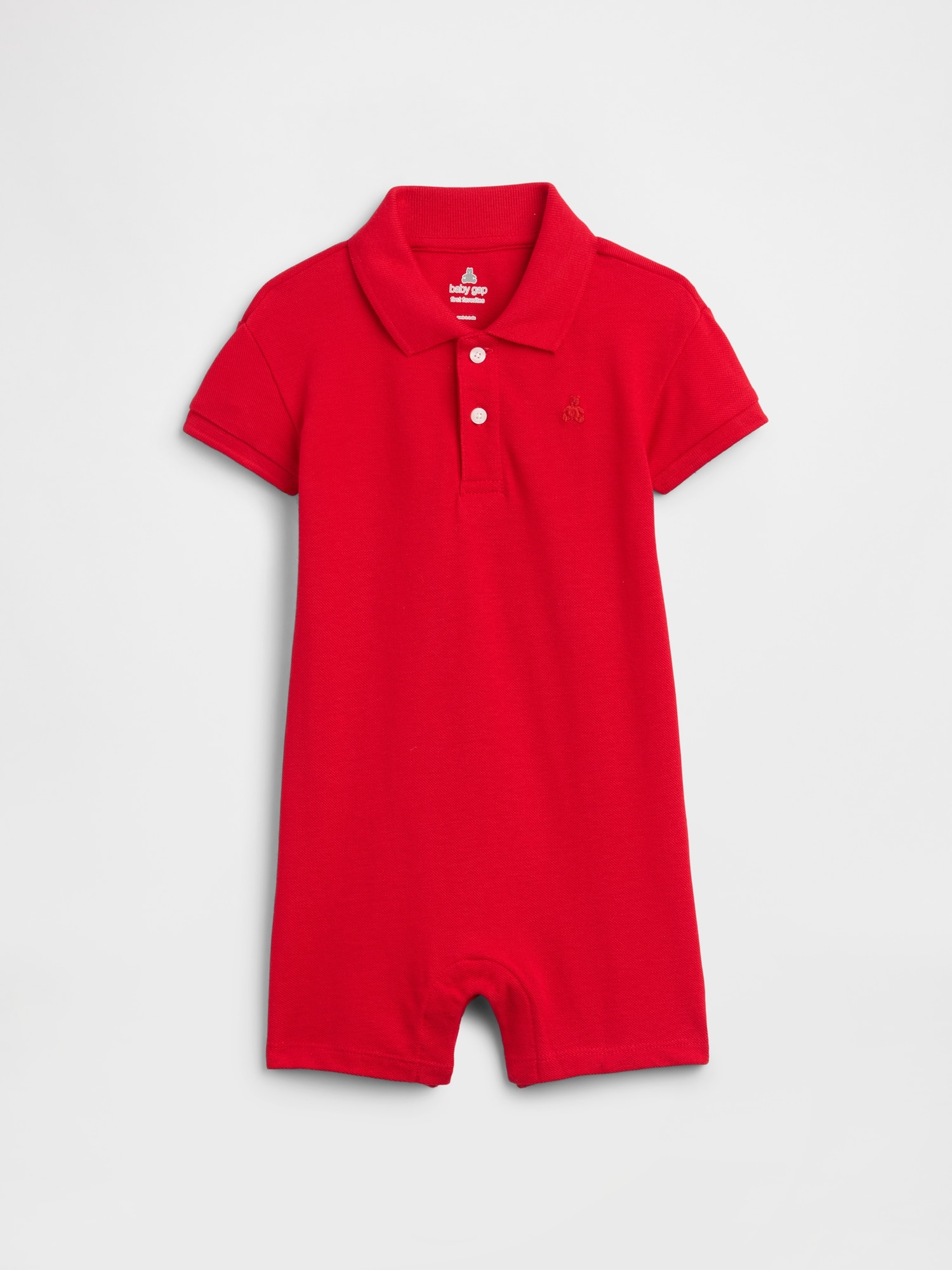 Baby Brannan Bear Polo Romper