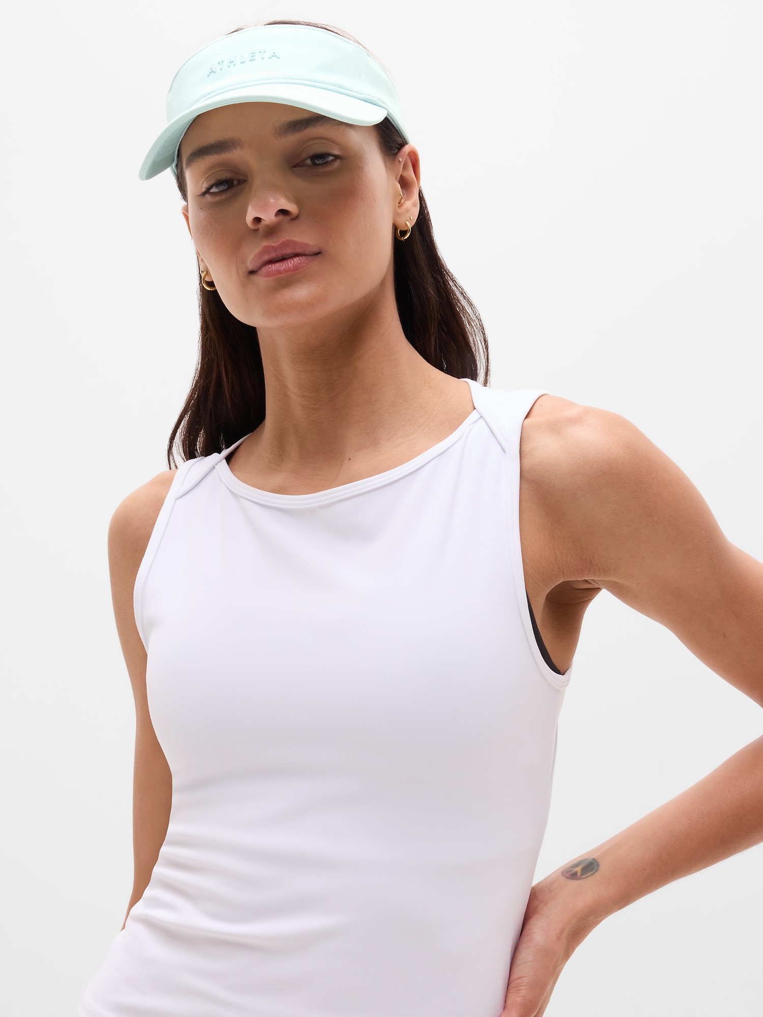 Athleta Crosscourt Visor In Sky