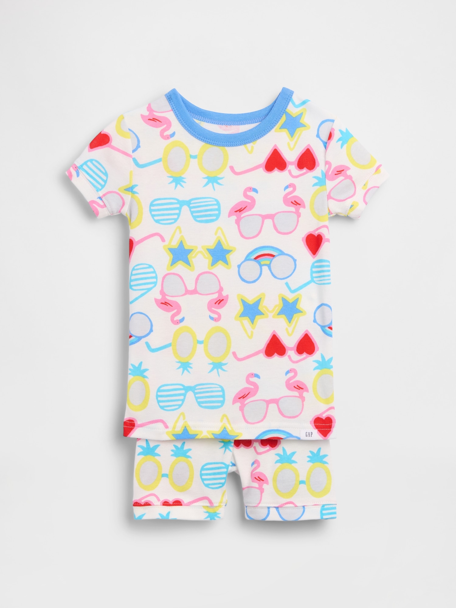 Baby & Toddler Organic Brushed Cotton Sunglasses PJ Short Set