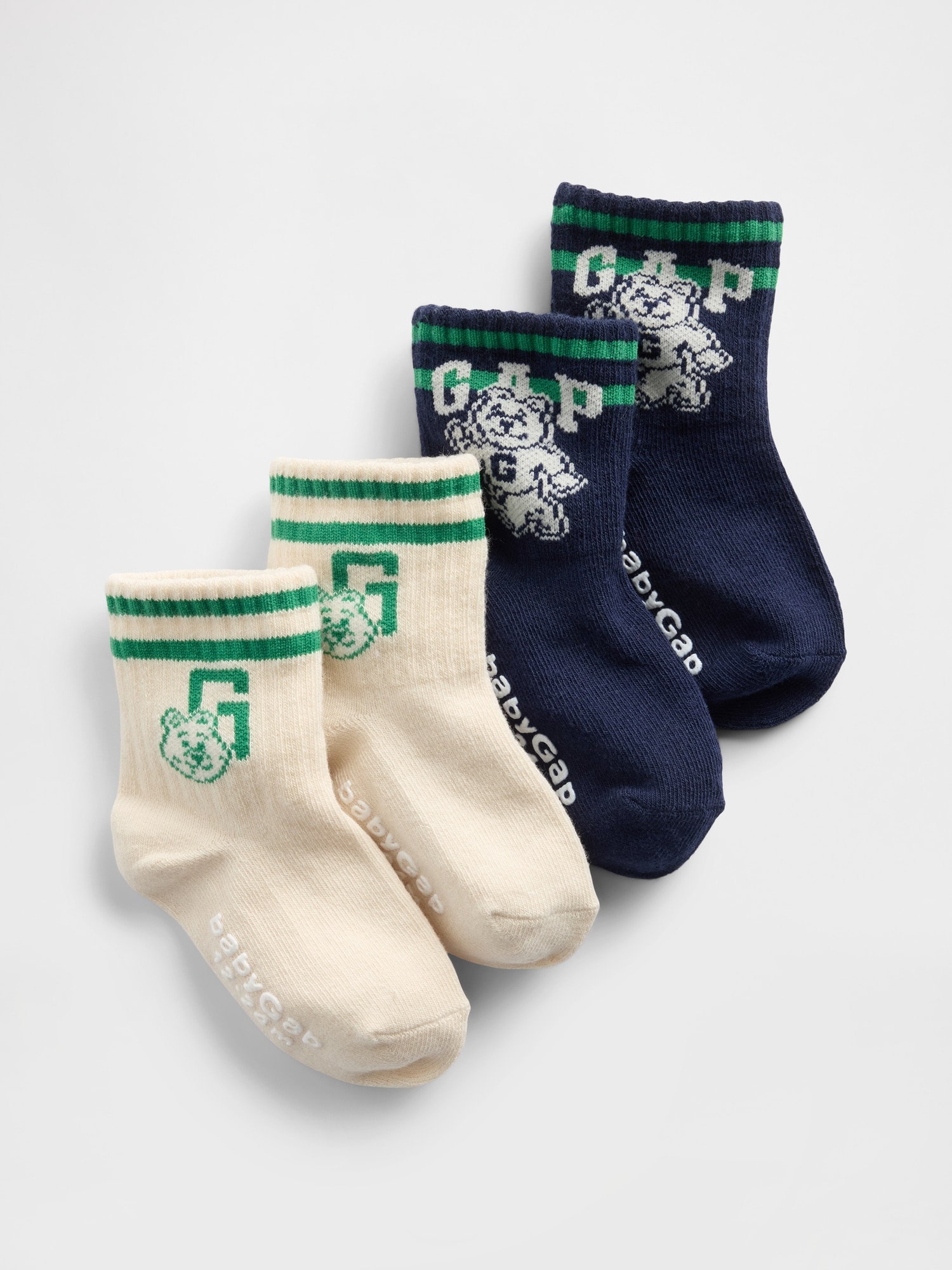 Baby & Toddler Brannan Bear Varsity Logo Crew Socks (2-Pack)