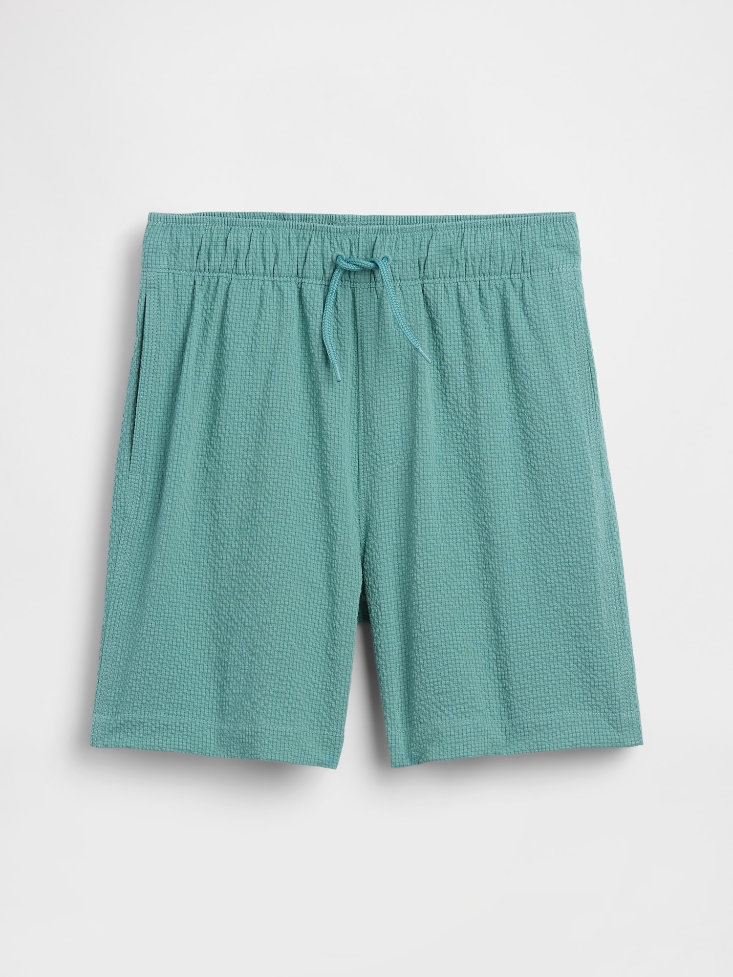 Kids 5" Seersucker Swim Trunks