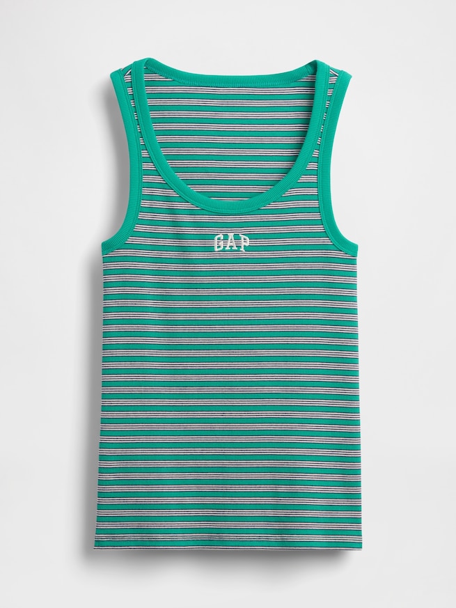 リブ GAPロゴ タンクトップ-4