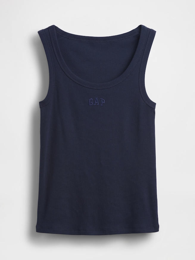 リブ GAPロゴ タンクトップ-4