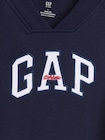 ヴィンテージソフト フレンチテリー リラックスフィット GAPロゴ Vネックスウェットシャツ (キッズ)-3