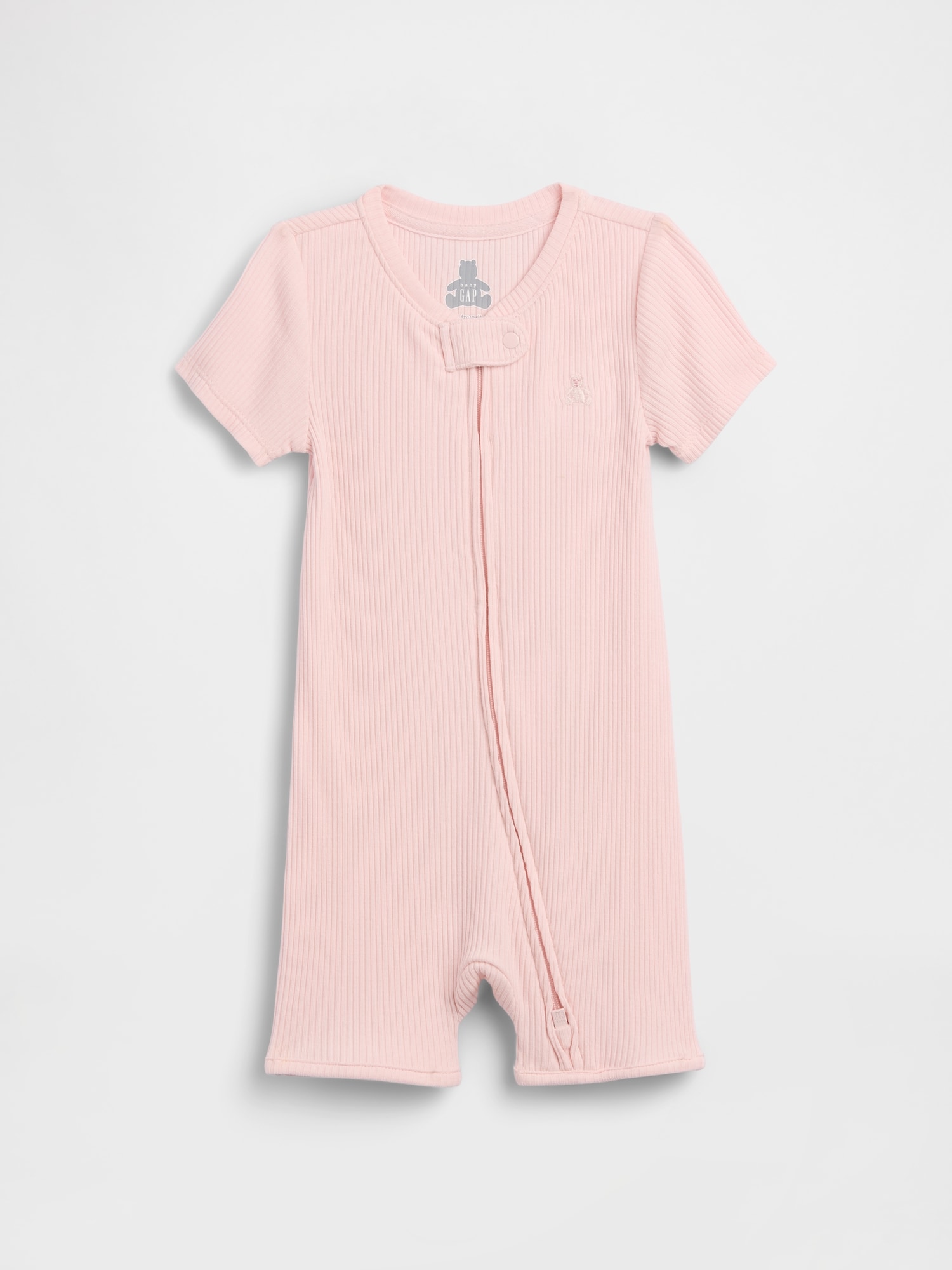 Baby First Favorites TinyRib Shorty One-Piece