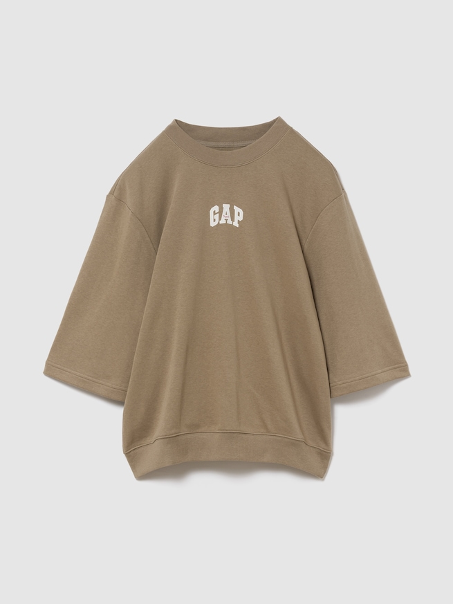 オーバーサイズ GAPロゴ フレンチテリーTシャツ-0