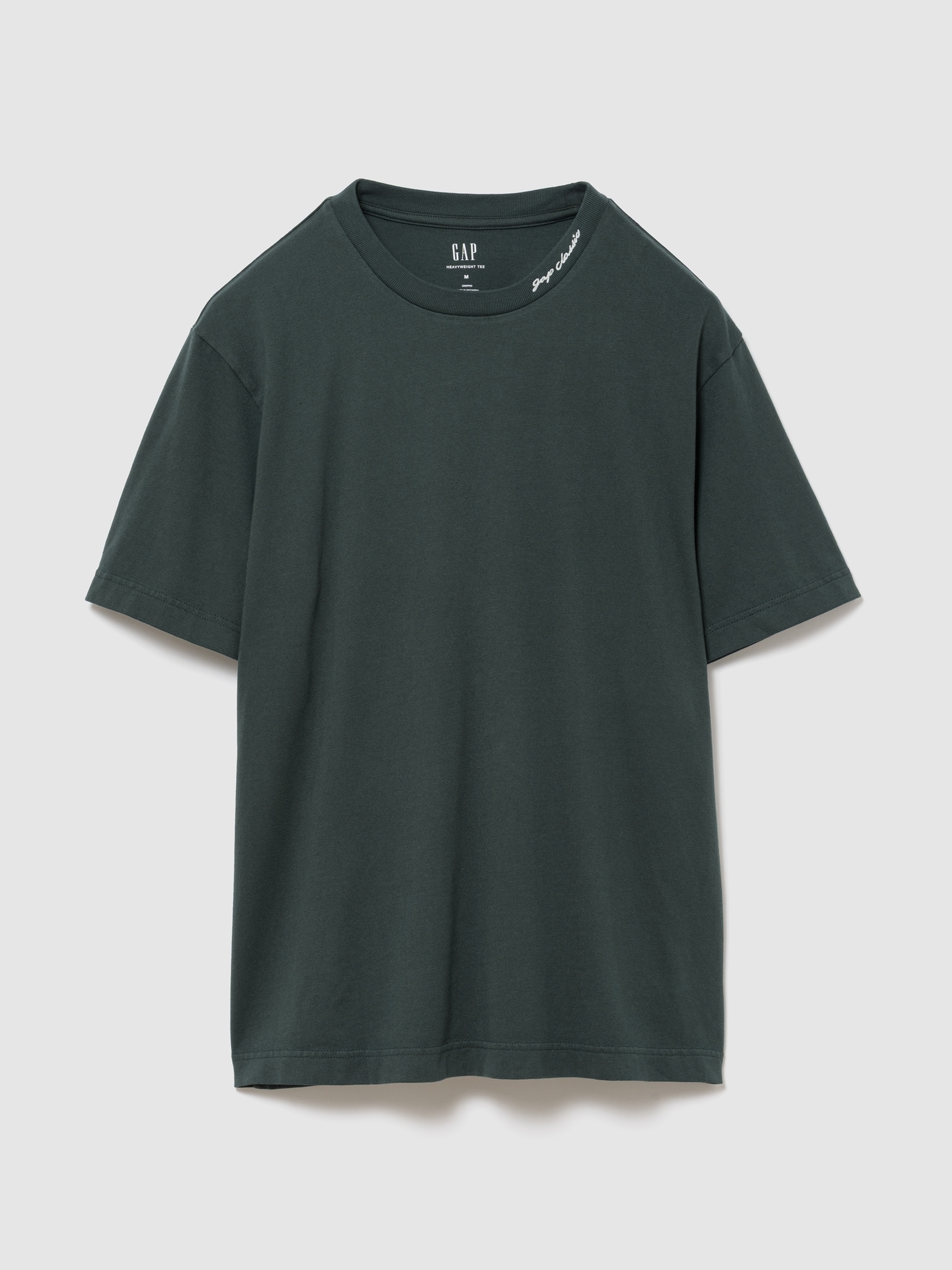 ヘビーウェイト GAPロゴ リラックスフィット クロップドTシャツ-0
