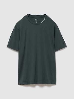 ヘビーウェイト GAPロゴ リラックスフィット クロップドTシャツ