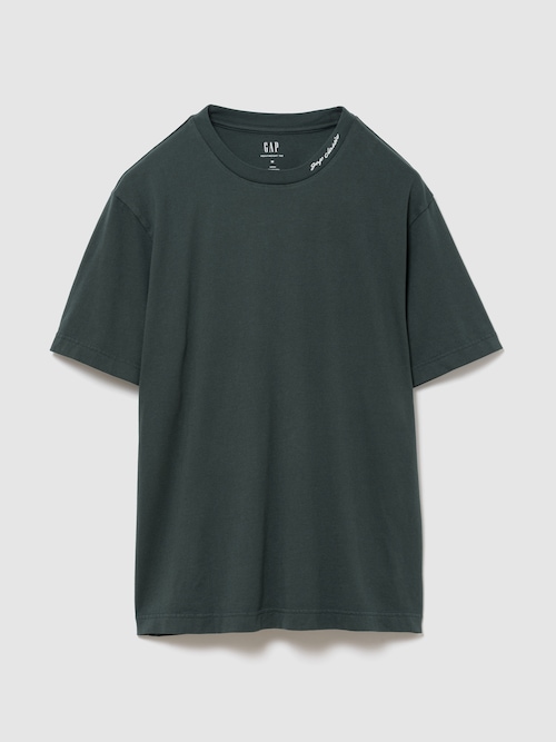 ヘビーウェイト GAPロゴ リラックスフィット クロップドTシャツ
