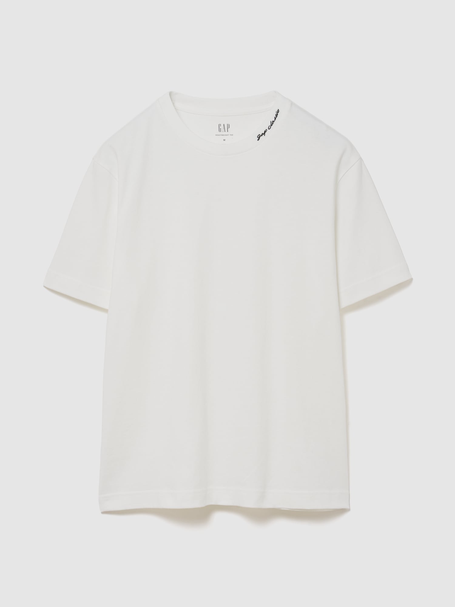 ヘビーウェイト GAPロゴ リラックスフィット クロップドTシャツ-0
