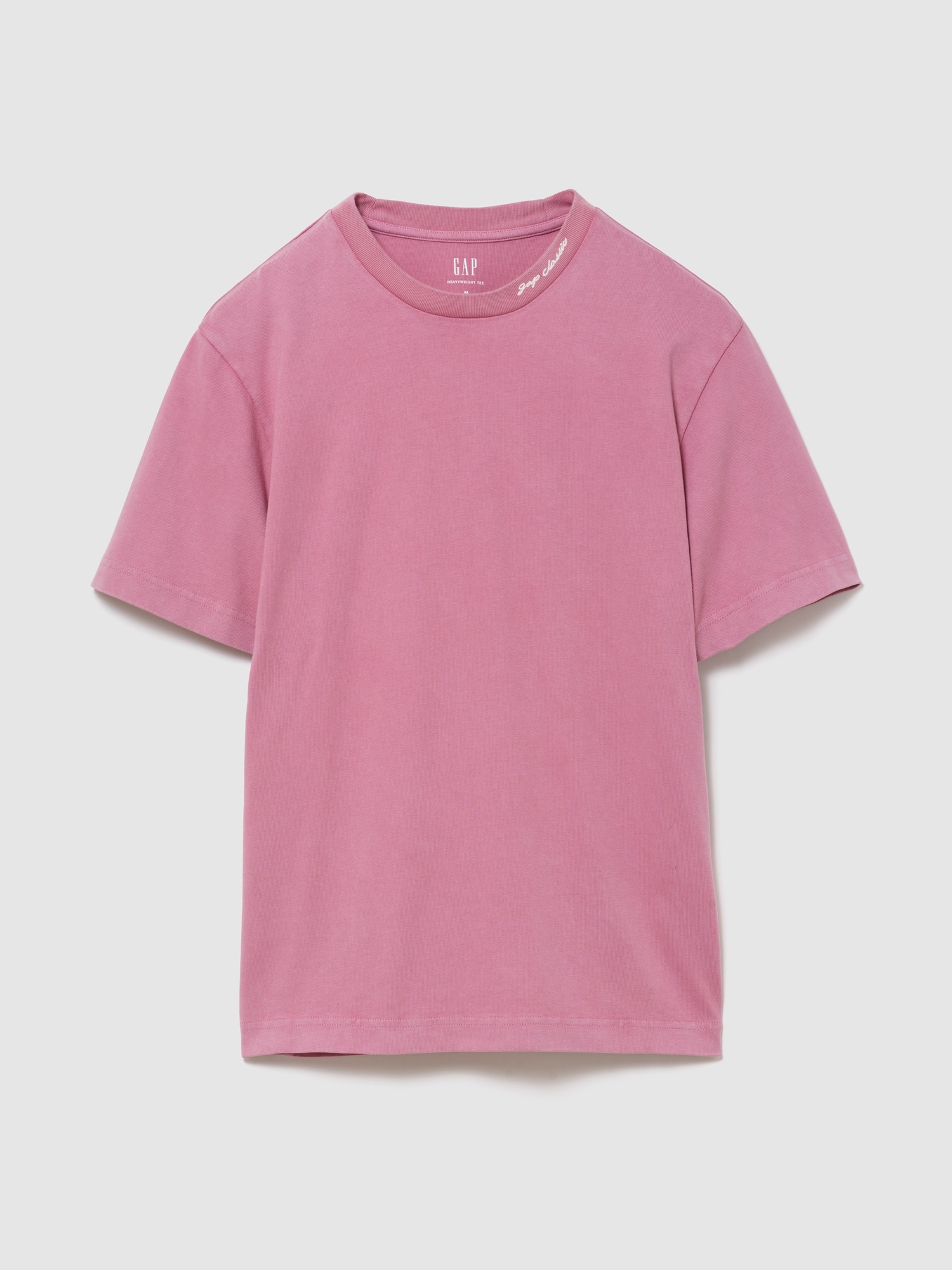 ヘビーウェイト GAPロゴ リラックスフィット クロップドTシャツ-0