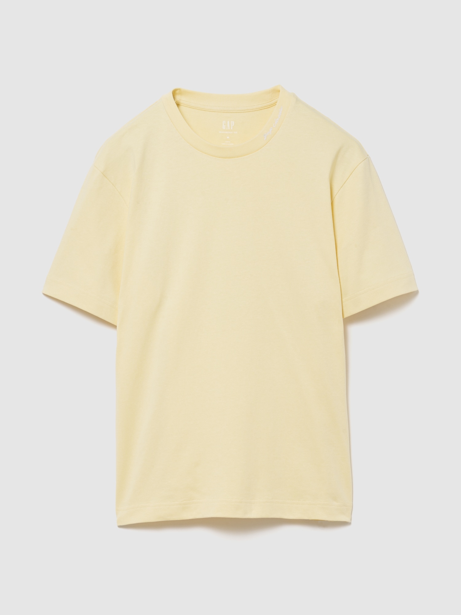 ヘビーウェイト GAPロゴ リラックスフィット クロップドTシャツ-0