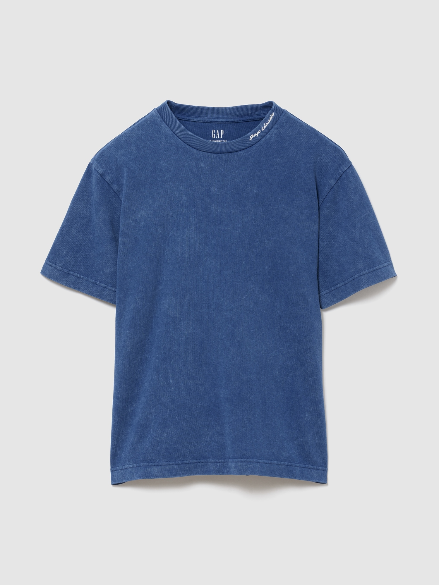 ヘビーウェイト GAPロゴ リラックスフィット クロップドTシャツ-0