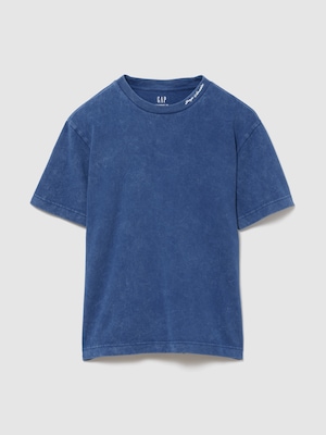 ヘビーウェイト GAPロゴ リラックスフィット クロップドTシャツ