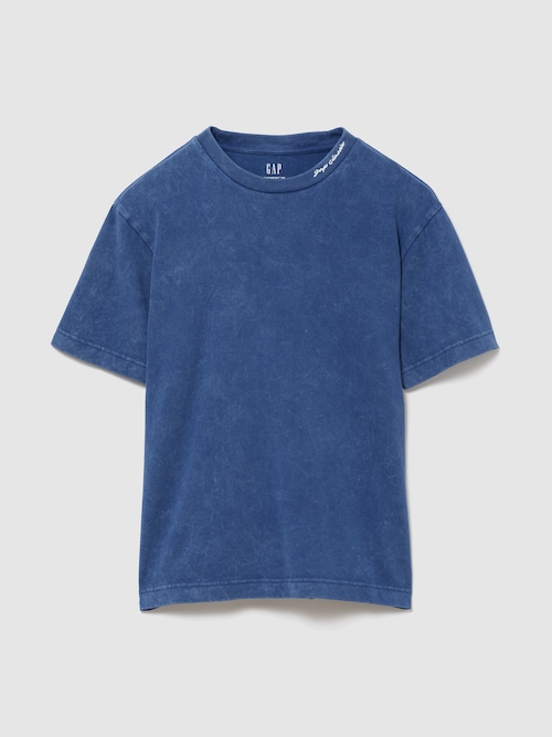 ヘビーウェイト GAPロゴ リラックスフィット クロップドTシャツ