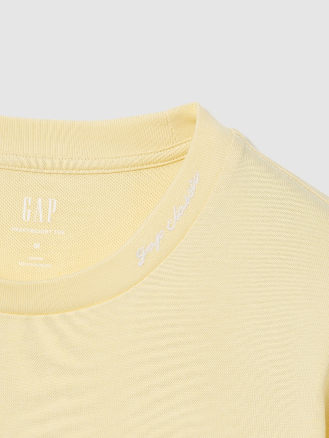 ヘビーウェイト GAPロゴ リラックスフィット クロップドTシャツ-1