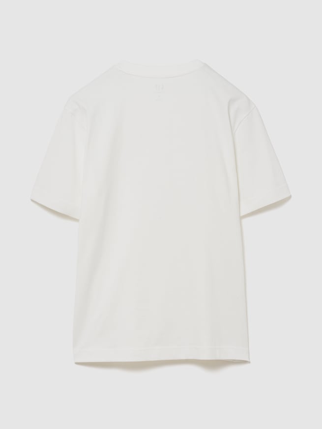 ヘビーウェイト GAPロゴ リラックスフィット クロップドTシャツ-2