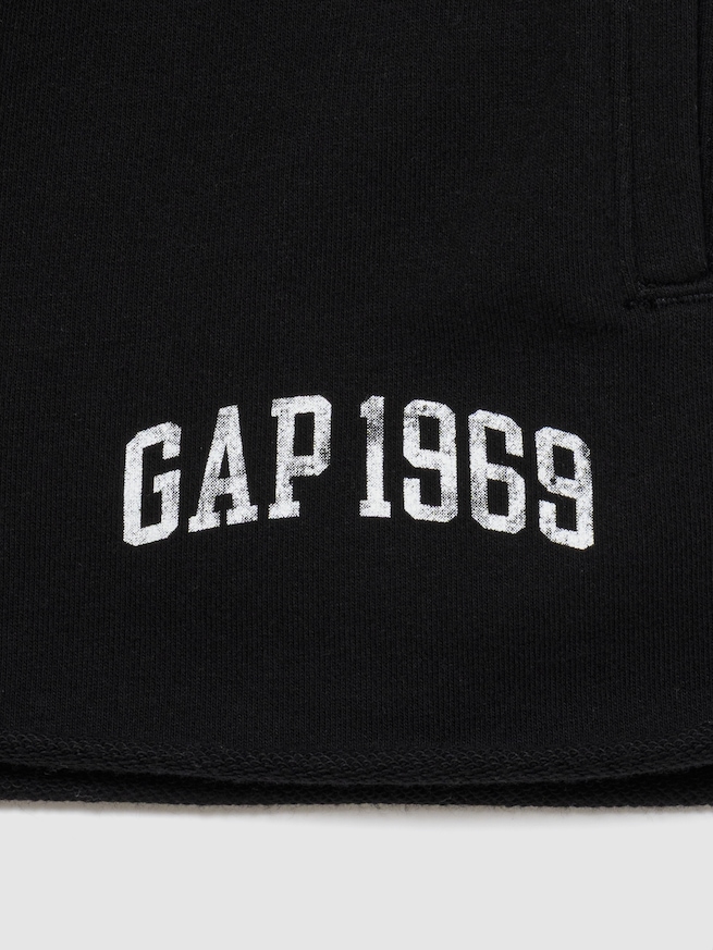 リラックスフィット フレンチテリー グラフィックショートパンツ-1