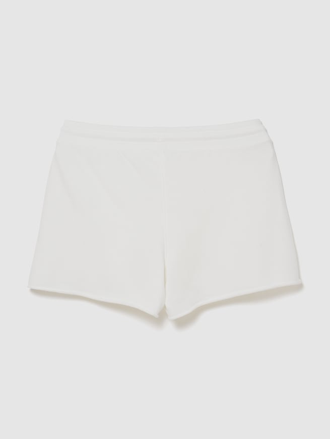 リラックスフィット フレンチテリー グラフィックショートパンツ-2