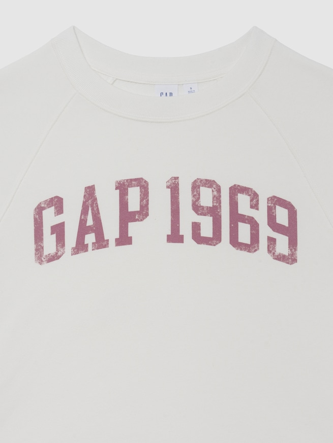 リラックスフィット フレンチテリー グラフィック Tシャツ-1