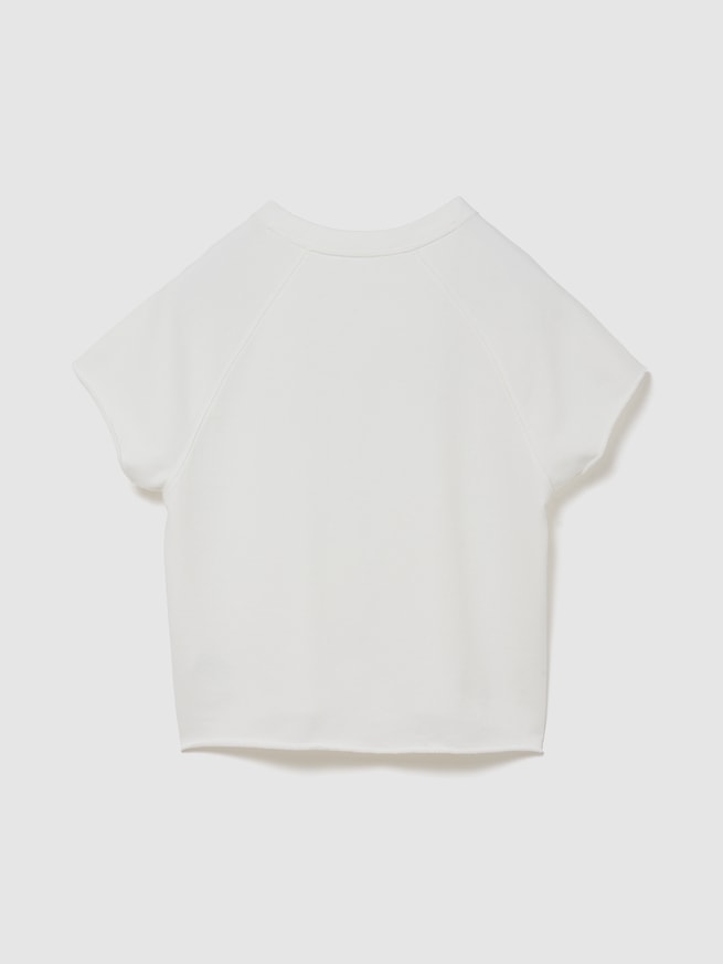 リラックスフィット フレンチテリー グラフィック Tシャツ-2