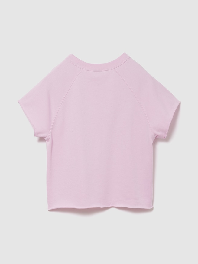 リラックスフィット フレンチテリー グラフィック Tシャツ-2