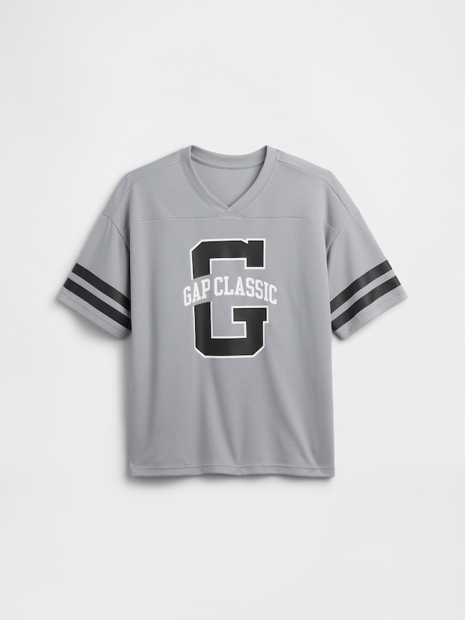 リラックスフィット メッシュ サッカー Tシャツ (キッズ)-0